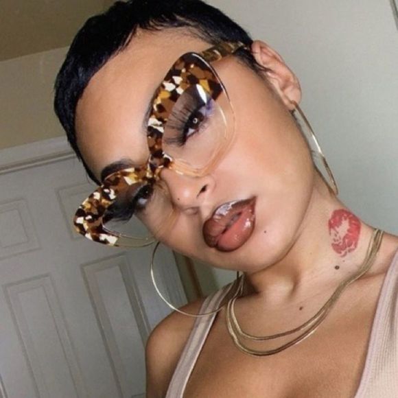 Accessories - Oversized Cat Eye Blue Light Frames